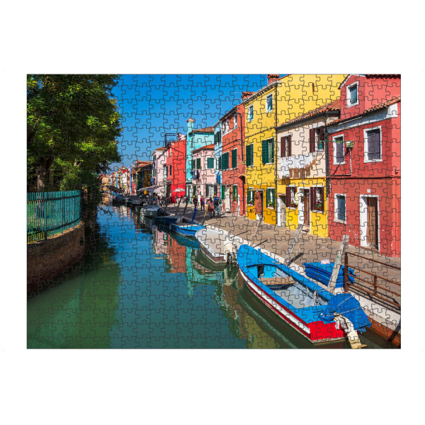 Puzzle Ravensburger "Insel Burano" artboxONE - Reise,Architektur,Städte / Venedig