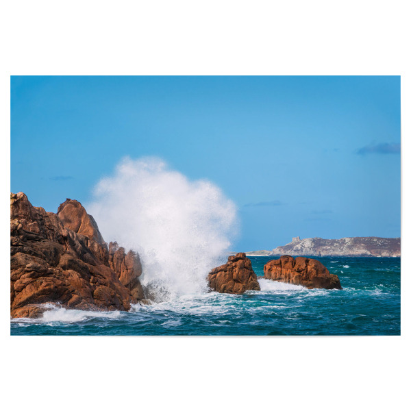 Poster 30x20 cm "Atlantikküste mit Welle" artboxONE - Natur,Reise,Reise / Strand und Meer