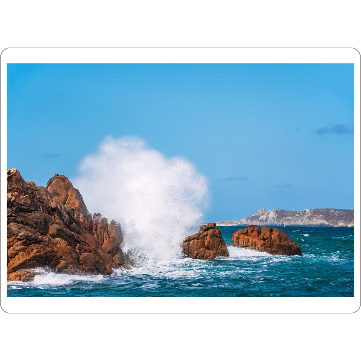 Tischset "Atlantikküste mit Welle" artboxONE - Natur,Reise,Reise / Strand und Meer