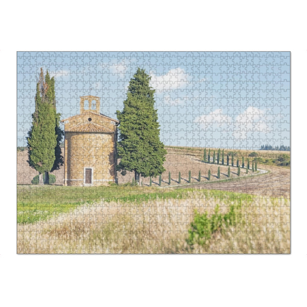 Puzzle Ravensburger "Tuscany church" artboxONE - Natur,Reise,Architektur,Reise / Länder