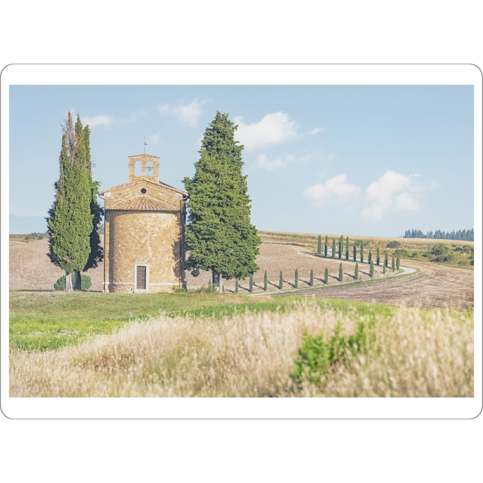 Tischset "Tuscany church" artboxONE - Natur,Reise,Architektur,Reise / Länder