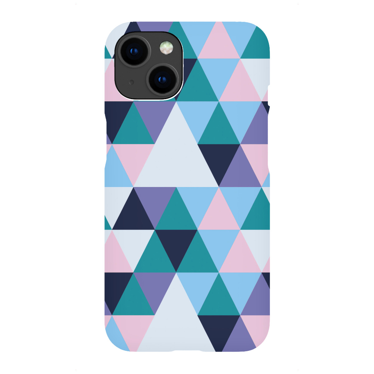 "Geometric Modern Triangles Pink"für iPhone - Premium-Case Handyhülle artboxONE