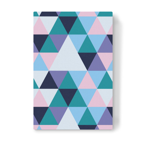 Leinwandbild "Geometric Modern Triangles Pink" artboxONE - Architektur,Geometrie