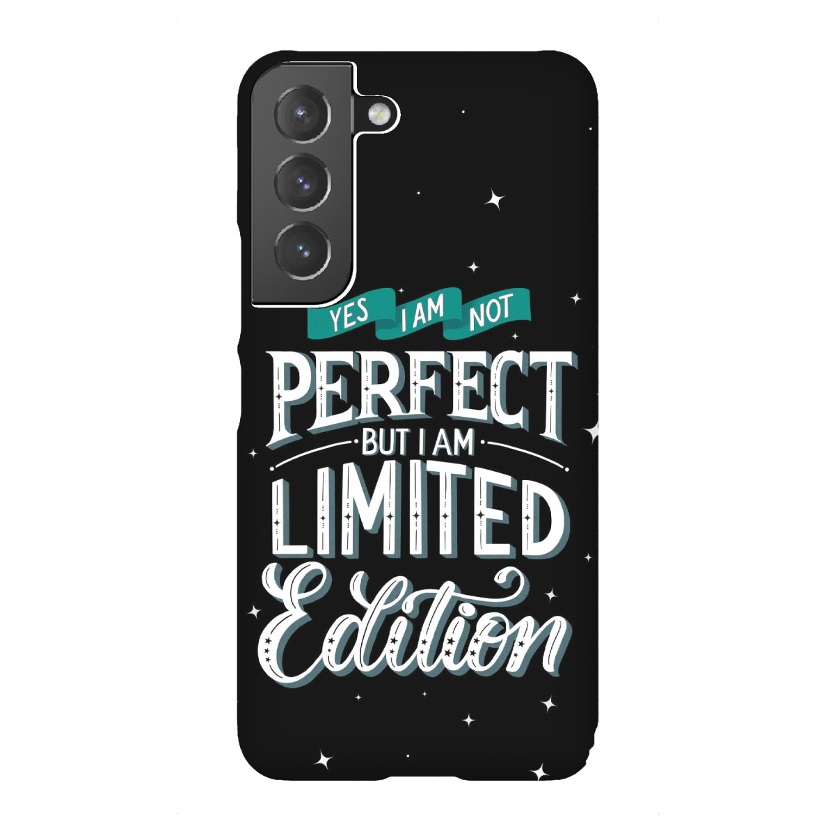 "I am not perfect, but"für Samsung Galaxy - Premium-Case Handyhülle artboxONE