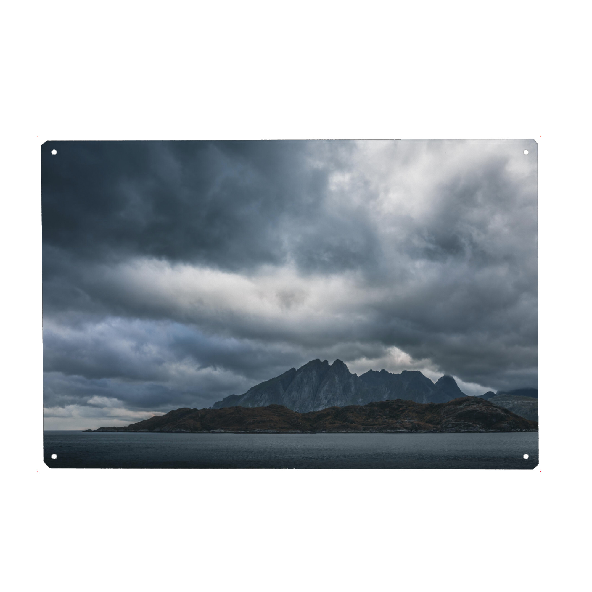 Holzbild "Dramatic clouds" artboxONE - Natur