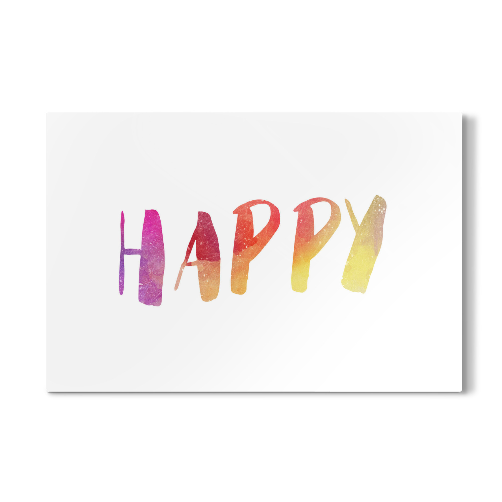 Galerie-Print "Happy watercolored" 75x50 cm artboxONE