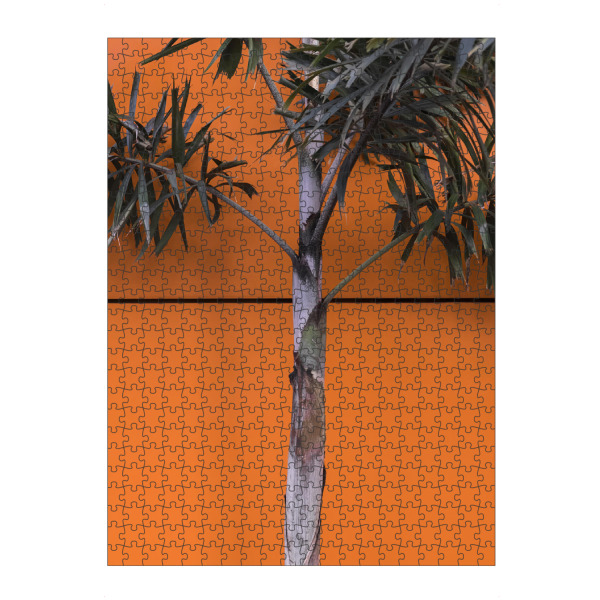 artboxONE Puzzle "Palm In Orange" artboxONE - Natur,Abstrakt