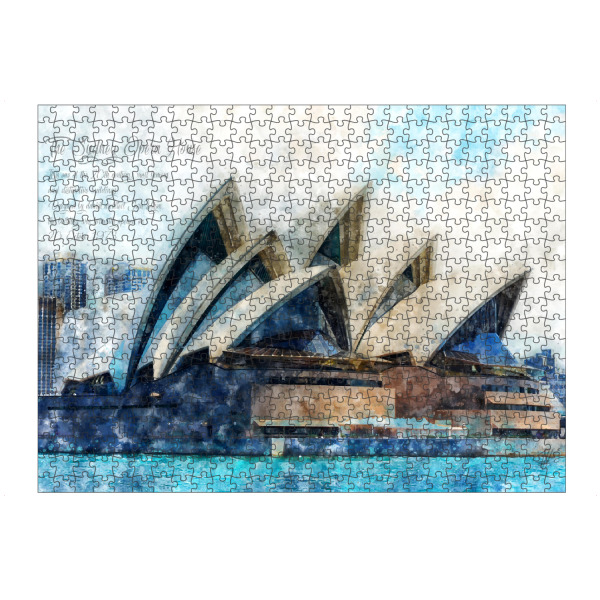 artboxONE Puzzle "Sydney Oper Aquarell" artboxONE - Architektur,Reise / Länder