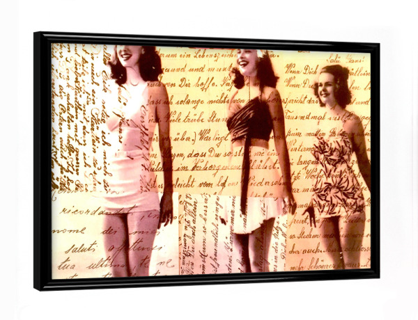 Poster mit schwarzem Rahmen "Fun day at the Beach" artboxONE - Menschen,Liebe,Fashion,Für Mama