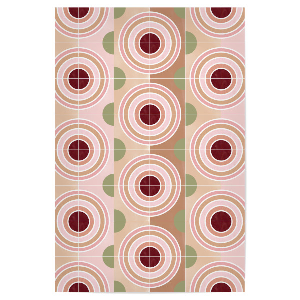 Poster "HoopsTiles" artboxONE - Abstrakt,Geometrie - Geometric pattern,Tiles,Target,Geometrie,Geometry,Formen,Abstract,Abstrakt