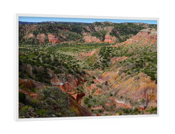 Poster mit weißem Rahmen "Palo Duro Canyon, Texas" artboxONE - Natur,Reise,Reise / Länder