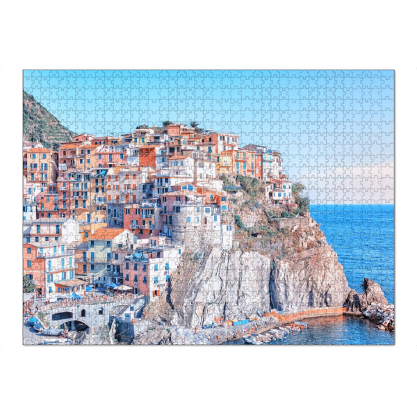 Puzzle Ravensburger "The colors of Manarola" artboxONE - Städte,Reise,Architektur,Reise / Strand und Meer,Reise / Länder