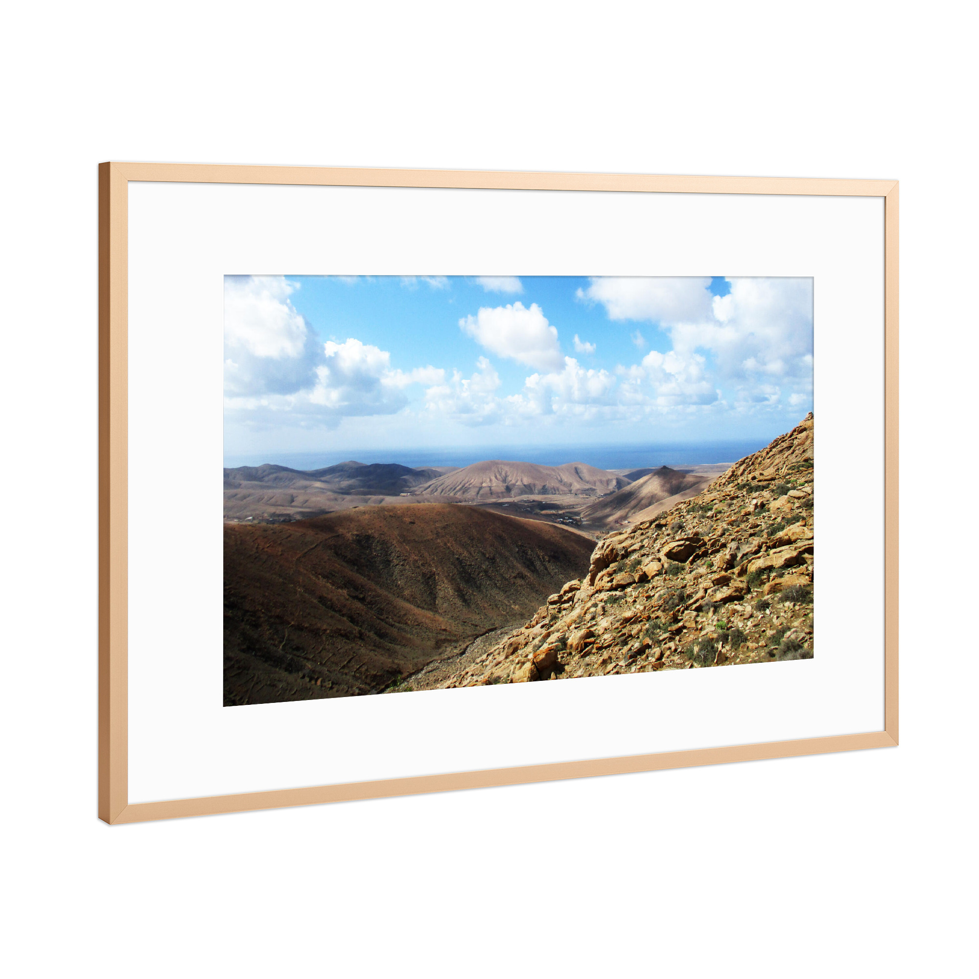 Poster mit Rahmen Kupfer "Traumziel Fuerteventura" artboxONE - Reise,Reise / Strand und Meer,Reise / Länder