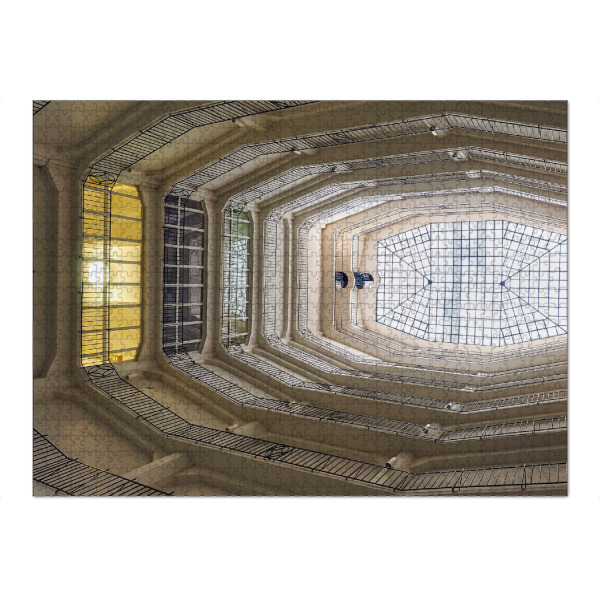 Puzzle Ravensburger "Im Treppenhaus" artboxONE - Architektur