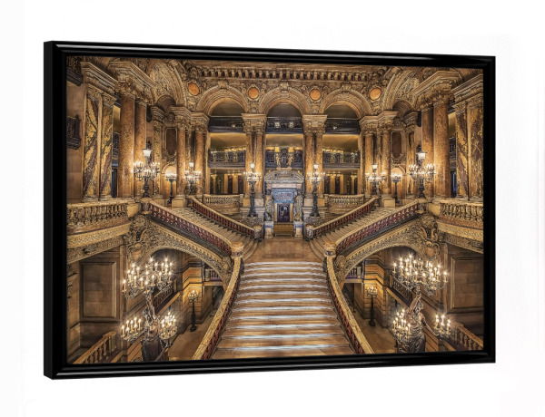 Poster mit schwarzem Rahmen "Palais Garnier" artboxONE - Städte,Reise,Architektur,Städte / Paris,Reise / Länder