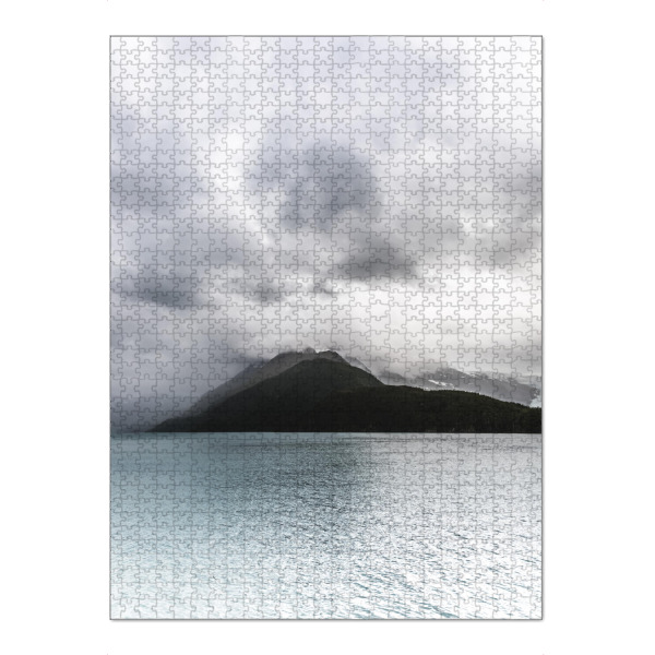 Puzzle Ravensburger "Mountain at the Fjord" artboxONE - Natur