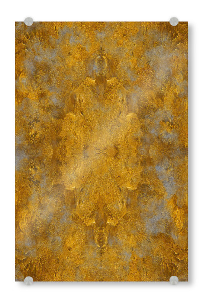 Acrylglasbild "Spark Gold" artboxONE - Abstrakt - Abstract,Golden,Gold,Abstrakt