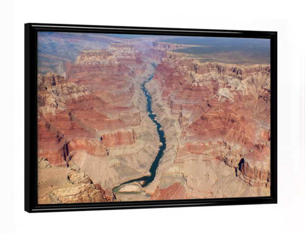 Poster mit schwarzem Rahmen "Grand Canyon aerial view" artboxONE - Natur,Reise,Reise / Länder