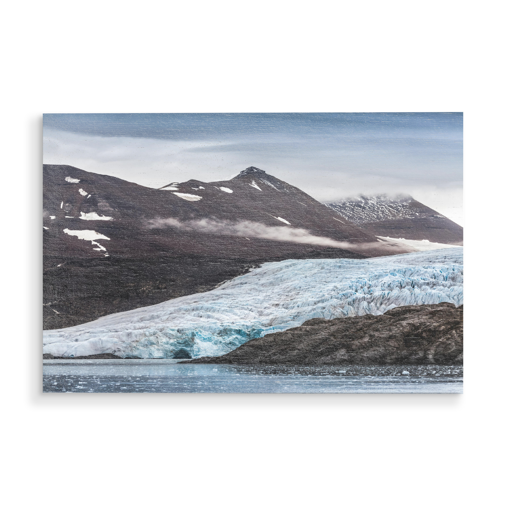 Holzbild "Gletscher" artboxONE - Natur