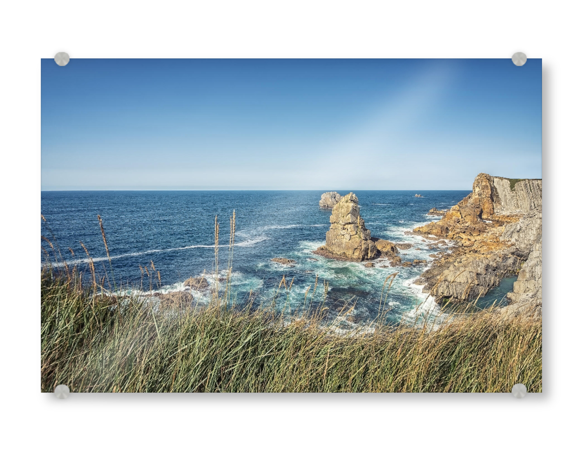 Acrylglasbild "Coast in the north of Spain" artboxONE - Natur,Reise,Reise / Strand und Meer,Reise / Länder