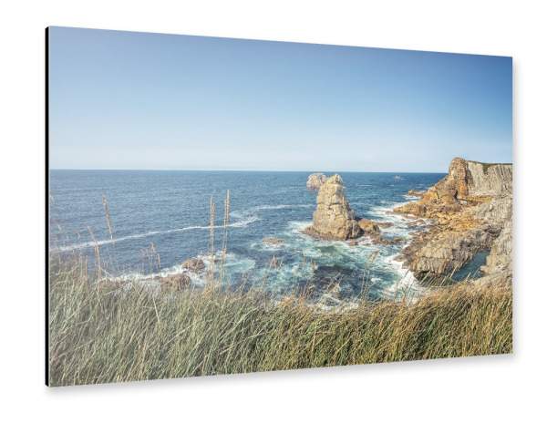 Alu-Dibond "Coast in the north of Spain" 30x20 cm artboxONE