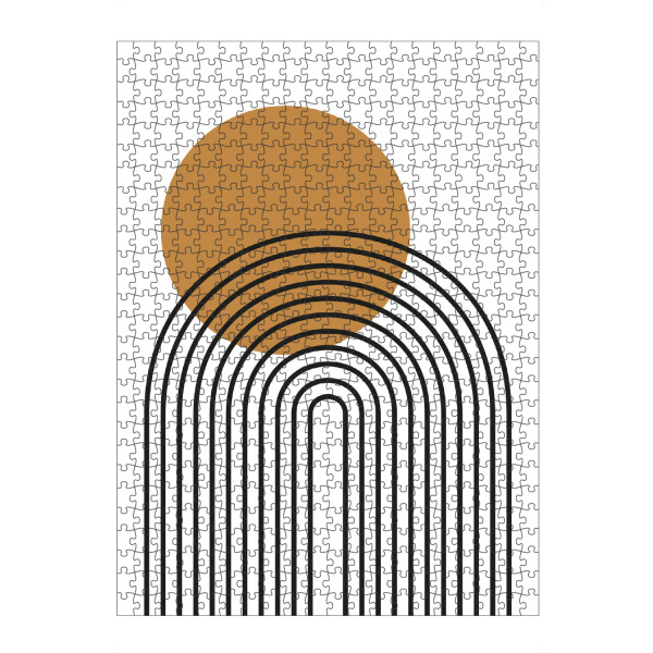 Puzzle Ravensburger "Mid Century study no.seven" artboxONE - Abstrakt,Geometrie