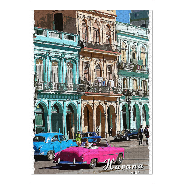 Puzzle Ravensburger "Havanna Vintage" artboxONE - Städte,Architektur