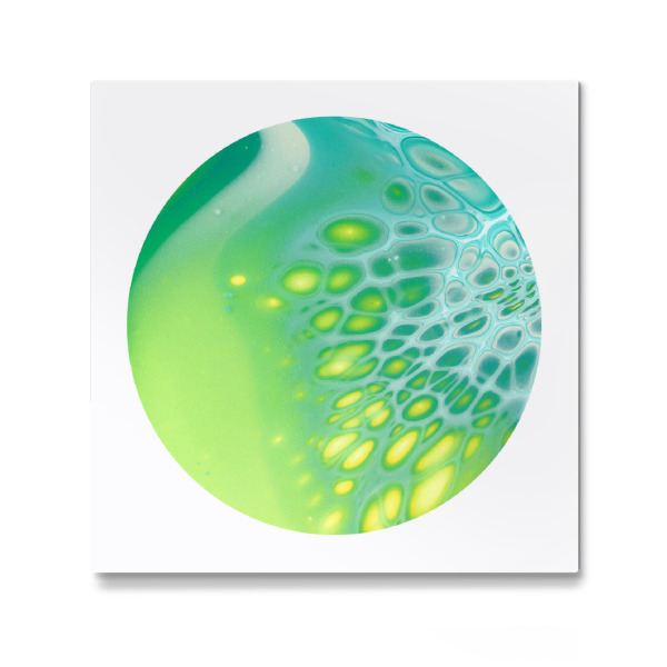 Galerie-Print "Green n Yellow Bloom" 30x30 cm artboxONE