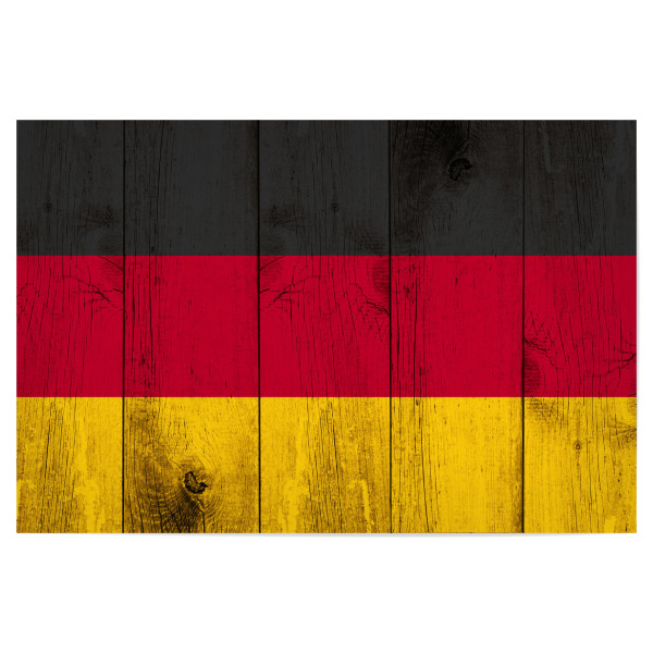 Poster "German Vintage Flag" artboxONE - Reise,Abstrakt - German vintage flag,Flag,Flagge,Deutschland,Germany,Vintage,Grunge,Fahne,Deutsche