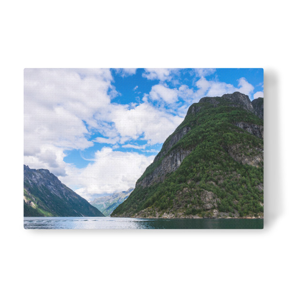 Leinwandbild "Geirangerfjord mit Berge" artboxONE - Natur,Reise,Reise / Länder