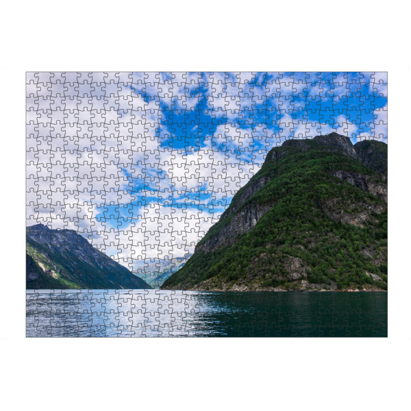 Puzzle Ravensburger "Geirangerfjord mit Berge" artboxONE - Natur,Reise,Reise / Länder