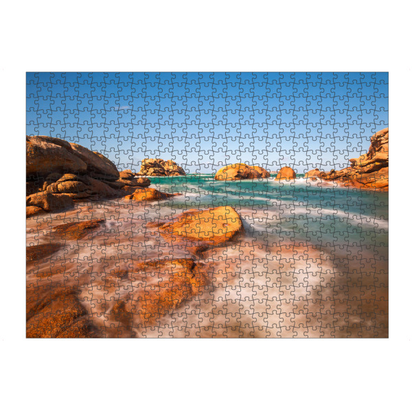 artboxONE Puzzle "Küste in der Bretagne" artboxONE - Natur,Reise,Reise / Strand und Meer,Reise / Länder