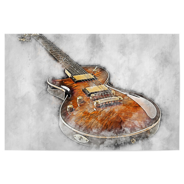 Poster "Electric guitar (matart)" artboxONE - Musik - Guitar,Electric,Guitarist,Rock,Instrument,Instruments,Music,Musical,Musician,Bass,Musik,Gitarre