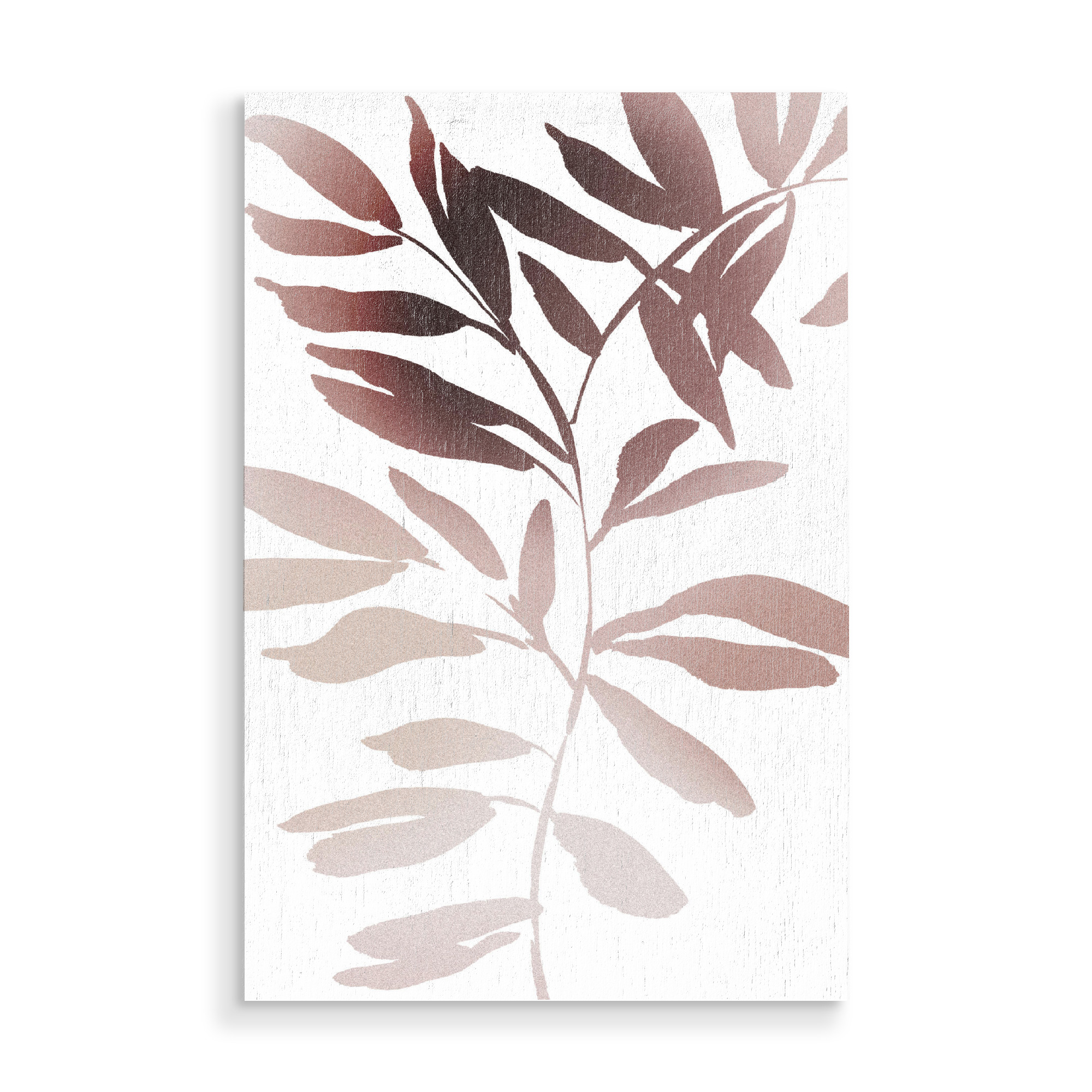 Holzbild "Lovely Leaves" artboxONE - Natur,Floral - Frühling,Zweig,Feminin,Frühlingsgefühle,Floral,Natur,Nature,Spring,Leaves,Blätter