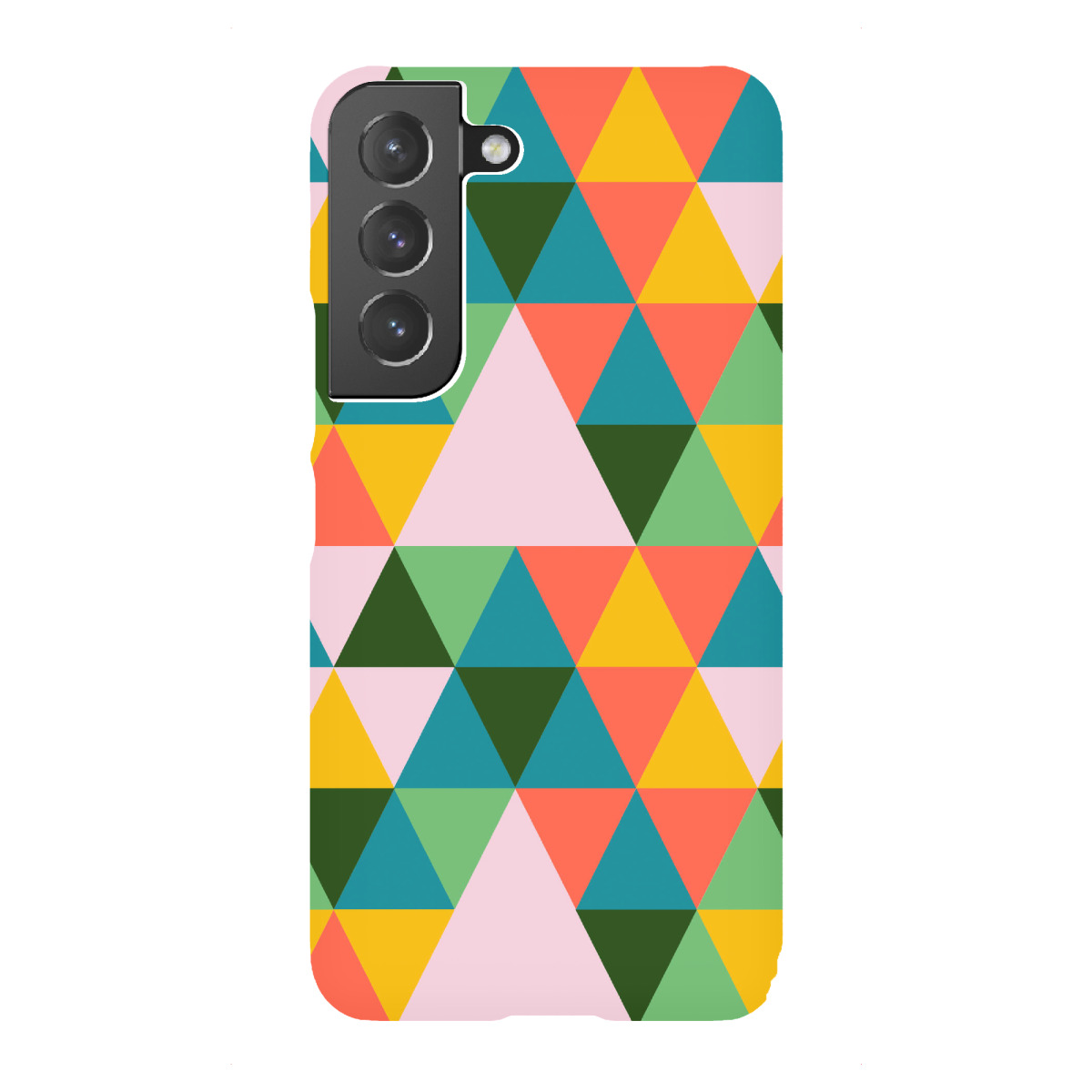 Samsung Galaxy "Geometric Modern Triangles Red" Premium-Case Handyhülle artboxONE