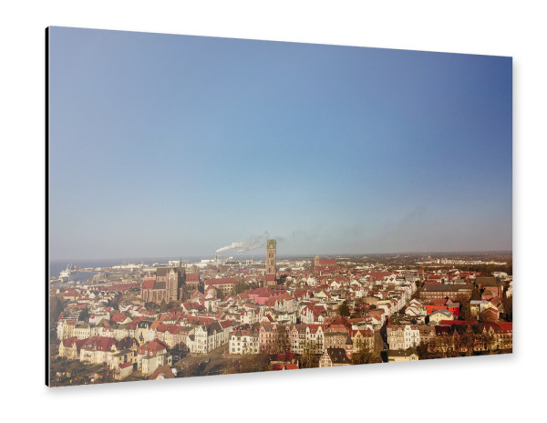 Alu-Dibond "Wismar Altstadt-Zentrum" 30x20 cm artboxONE
