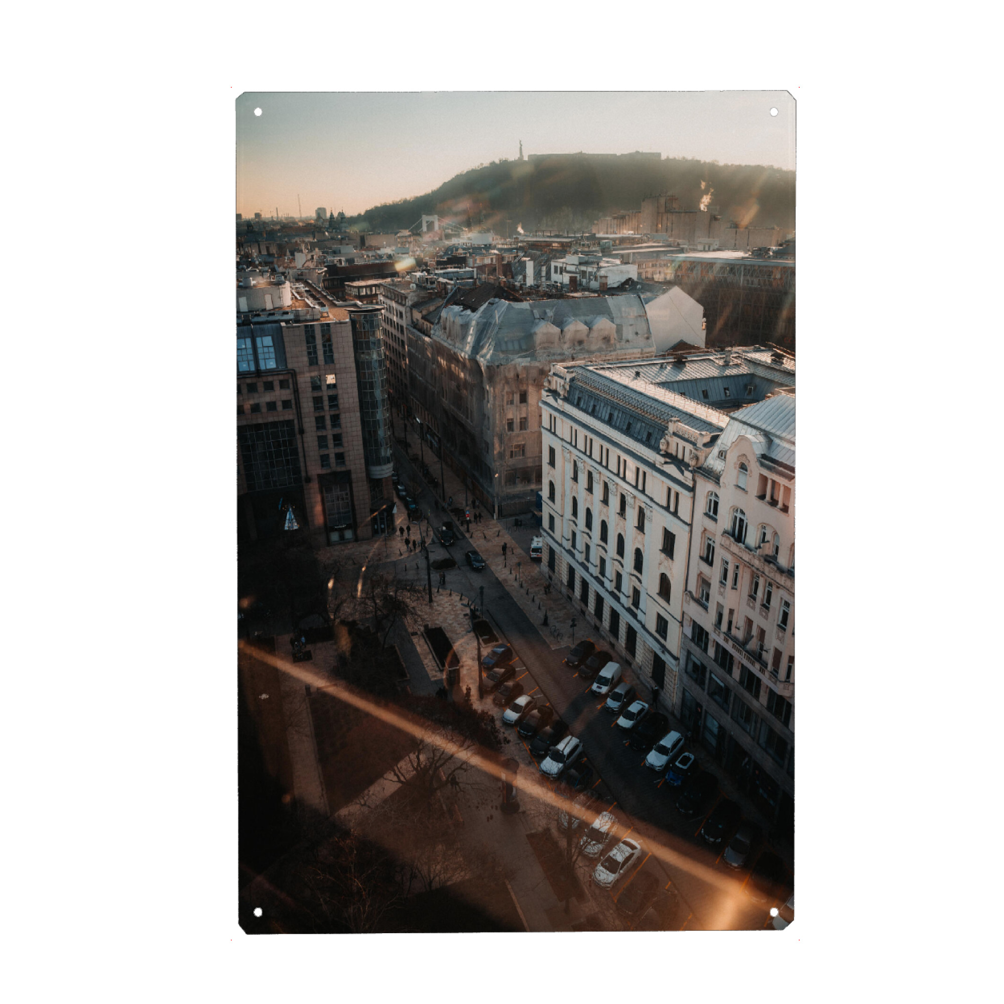 Metall Poster "Budapest von oben" artboxONE - Städte,Reise,Architektur