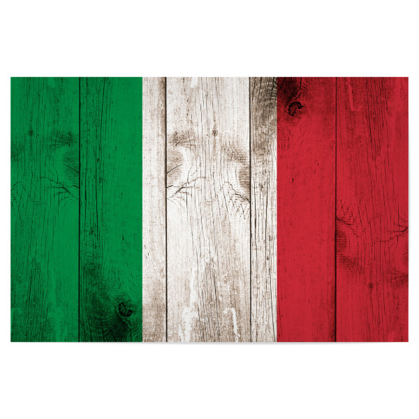 Poster "Vintage Flag of Italy" artboxONE - Reise,Reise / Länder,Städte / Rom
