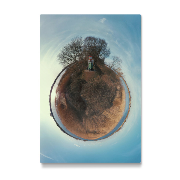 Galerie-Print "Hamburg Elbe, Bunthäuser Spitze" 30x20 cm artboxONE