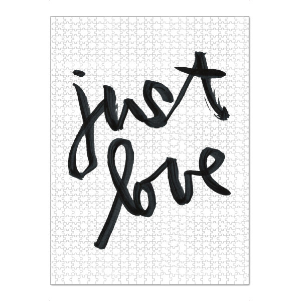 Puzzle Ravensburger "Just Love Typo" artboxONE - Typografie,Liebe,Für Mama,Für Papa