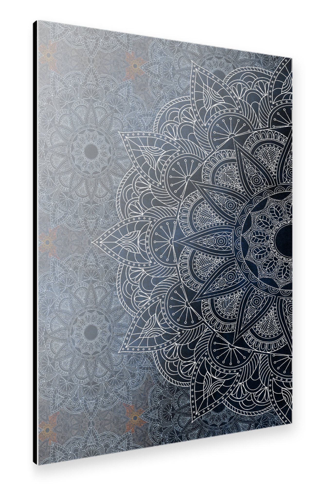 Alu-Dibond "Mandala Frozen" 30x20 cm artboxONE