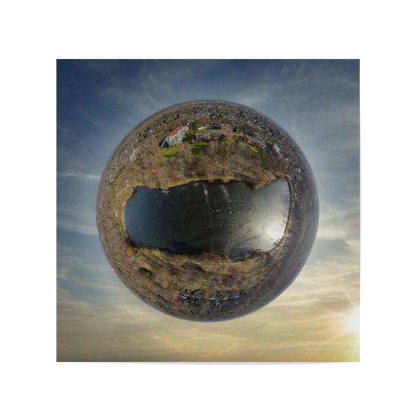 Poster 20x20 cm "Mühlenteich in Glinde/SH" artboxONE - Städte,Städte / Hamburg,Natur,Reise,Reise / Länder