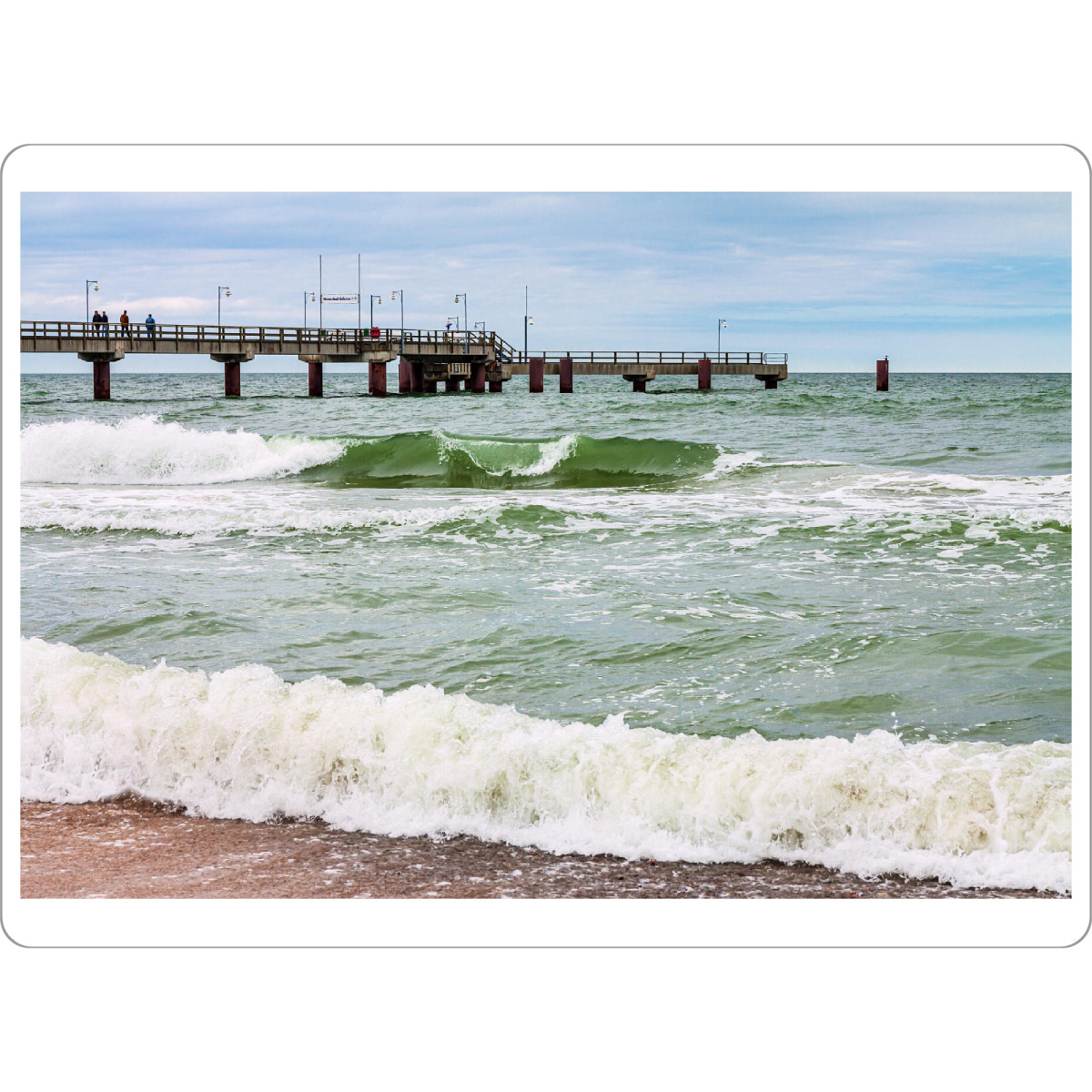 Tischset "Seebrücke in Göhren" artboxONE - Natur,Reise,Reise / Strand und Meer