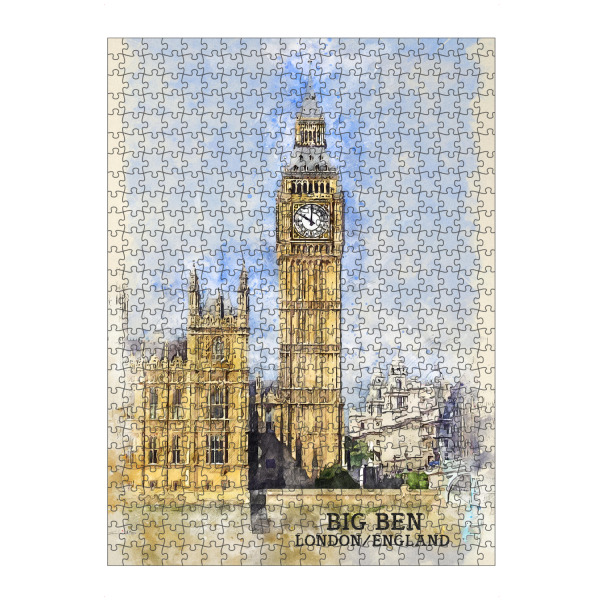 artboxONE Puzzle "Big Ben Sketch" artboxONE - Städte,Architektur