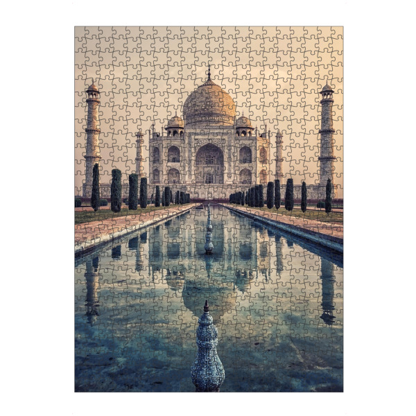Puzzle Ravensburger "Taj Mahal in the morning" artboxONE - Städte,Reise,Architektur,Reise / Asien,Reise / Länder