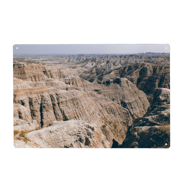 Metall Poster "South Dakota Badlands NP" artboxONE - Reise,Reise / Länder