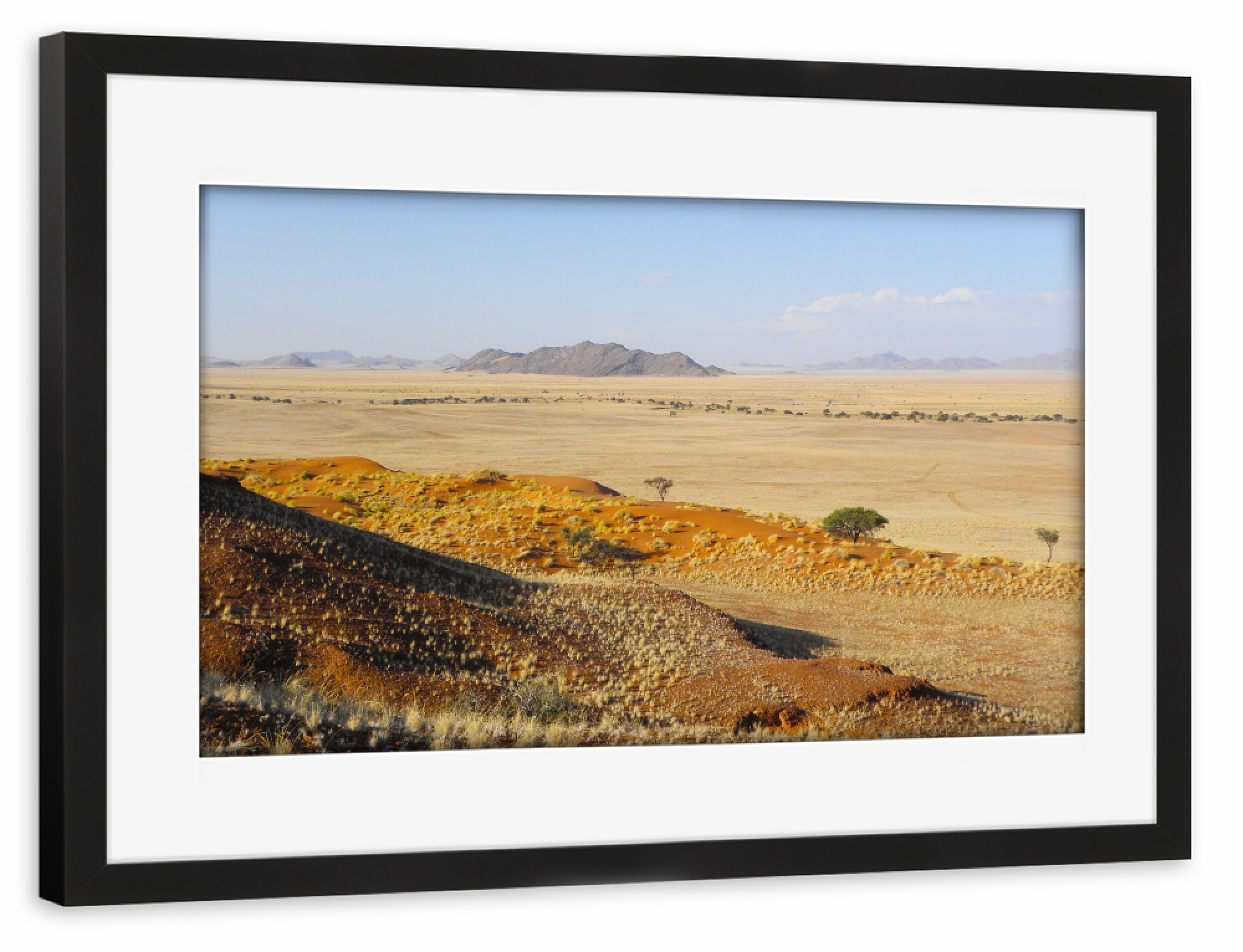 Poster mit Rahmen schwarz "The Namib" artboxONE - Natur,Reise,Reise / Afrika