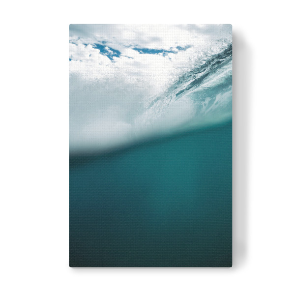 Leinwandbild "Barrel wave" artboxONE - Natur,Reise / Strand und Meer,Unterwasser,Sport
