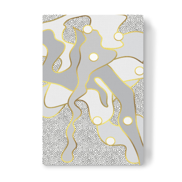 Leinwandbild "Golden Eternal Shapes" artboxONE - Abstrakt,Geometrie