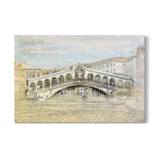 Galerie-Print "Rialto Bridge, Venice" 30x20 cm artboxONE